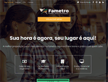 Tablet Screenshot of fametro.com.br